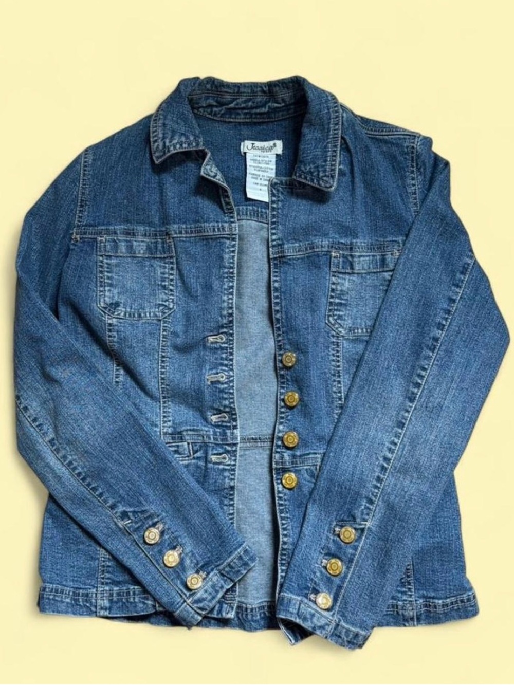 Y2K Jessica blue denim jacket
